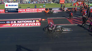 Gaige Herrera wins Pro Stock Motorcycle at the 2024 Toyota NHRA U.S. Nationals