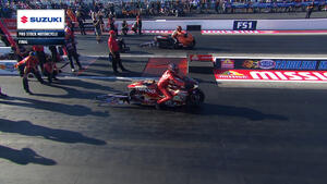 Matt Smith wins Pro Stock Motorcycle at the 2024 NHRA Carolina Nationals