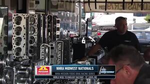 Speedmaster display at St Louis