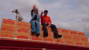 Mr. 300-Mph Kenny Bernstein joined NHRA and the Budweiser Clydesdales at the Winternationals