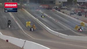 Doug Kalitta is the No. 1 qualifier in Top Fuel at the 2025 NHRA 4-Wide Nationals