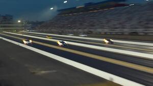 Paul Lee is the No. 1 qualifier in Funny Car on Friday of the 2025 American Rebel Light NHRA 4-Wide Nationals