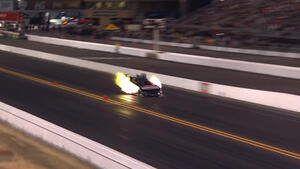 Matt Hagan is the low qualifier in Funny Car on Friday of the 2025 Denso NHRA Sonoma Nationals