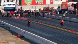 Matt Smith wins GETTRX Pro Stock Motorcycle Callout