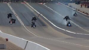 Steve Torrence is the low qualifier in Top Fuel on Friday of the NHRA 4-Wide Nationals