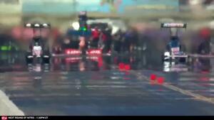 Dramatic Crash—Tony Stewart and Doug Kalitta