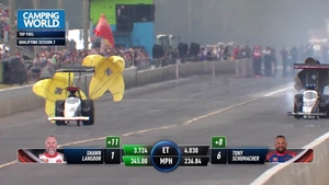 Shawn Langdon is the No. 1 qualifier in Top Fuel on Friday of the 2026 NHRA Southern Nationals