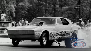 Drag racing star Malcolm Durham at NHRA Potomac Nationals