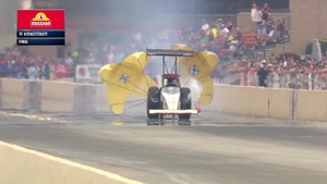 Shawn Langdon is the low qualifier in Top Fuel at the 2026 Summit Racing Equipment NHRA Nationals