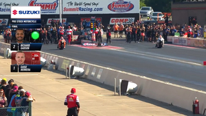 Richard Gadson wins Pro Stock Motorcycle at the 2026 Summit Racing Equipment NHRA Nationals