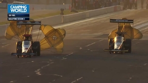 Doug Kalitta is the No. 1 qualifier in Top Fuel on Friday of the 2026 NHRA Brainerd Nationals