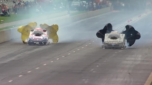 Cruz Pedregon is the No. 1 qualifier in Funny Car on Friday of the 2026 Dodge NHRA Great Lakes Nationals