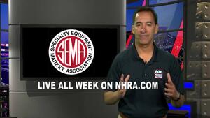 NHRA at SEMA Show