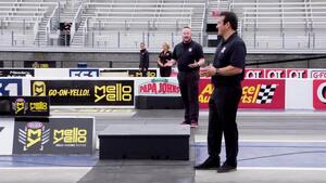 Why it's tougher to stage at a four-wide drag race