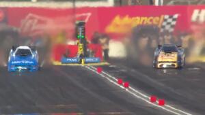 Broken axle leads to blower explosion, wild ride for Tommy Johnson Jr. in Phoenix