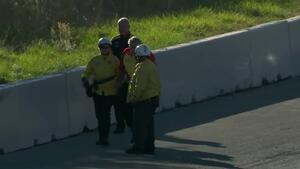 Kenny Upton hits wall in Top Dragster at NHRA Sonoma Nationals