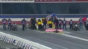 2020 Winternationals Top Fuel Harley winner Randal Andras