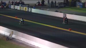 Angelle Sampey goes low on Friday in Reading