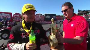 Steve Torrence wins Top Fuel Wally at 2018 NGK Spark Plugs NHRA Four-Wide Nationals in Charlotte