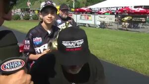 Tii Tharpe scores third Top Fuel Harley win of the season in Bristol