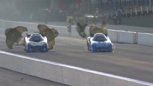 Ron Capps charges to top of Friday Funny Car qualifying at NHRA Carolina Nationals