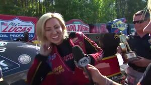 Courtney Force leads Funny Car after winning 2018 NHRA Southern Nationals Powered by Mello Yello in Atlanta