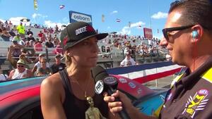 2018 Chevrolet U.S. Nationals Factory Stock winner Leah Pritchett