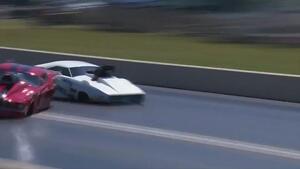 Chris Juliano walks away from wild crash in Norwalk