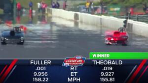 2018 Menards NHRA Heartland Nationals Super Gas winner Kevin Theobald