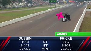 2018 Lucas Oil NHRA Nationals Top Alcohol Dragster winner Jackie Fricke