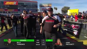 Billy Torrence goes wire to wire in Phoenix for second Top Fuel win