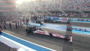 Steve Torrence  is the No. 1 qualifier in Top Fuel Friday at the 2022 NHRA Thunder Valley Nationals