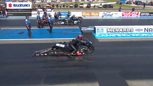 Joey Gladstone wins Pro Stock Motorcycle at 2022 Menards NHRA Heartland Nationals