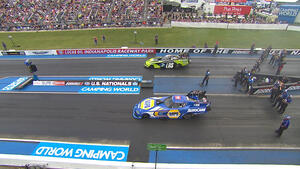 Ron Capps is the Funny Car low qualifier at the 2022 Dodge Power Brokers NHRA U.S. Nationals