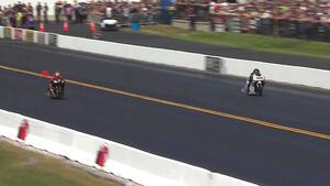 Matt Smith is the No. 1 qualifier in Pro Stock Motorcycle at the 2022 Pep Boys NHRA Nationals