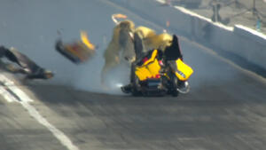 J.R. Todd rides out blower explosion at 2023 Winternationals
