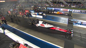 Leah Pruett is the No. 1 qualifier Friday in Top Fuel at the 2023 NHRA Thunder Valley Nationals