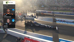 Justin Ashley wins Top Fuel and Mission Challenge at 2023 New England Nationals in Bristol