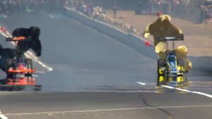 Mike Salinas is the low qualifier in Top Fuel at the 2023 Flav-R-Pac NHRA Northwest Nationals.