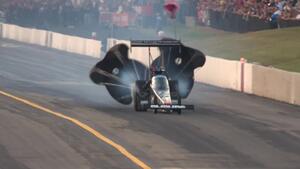 Justin Ashley is the No. 1 qualifier in Top Fuel on Friday at the Pep Boys NHRA Nationals