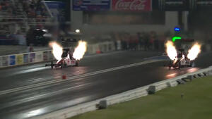 Doug Kalitta s the No. 1 qualifier in Top Fuel on Friday at the NHRA Midwest Nationals