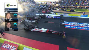 Leah Pruett wins Top Fuel  at the 2023 Texas NHRA FallNationals